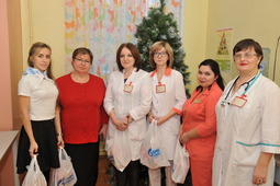 Работники Чайковской городской детской больницы