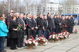 Участники митинга