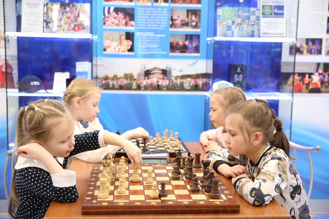 В шахматном фестивале принимали участие дети от 5 до 17 лет